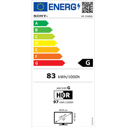 Sony 55" XR55A80LAEP 4K UHD Smart OLED TV