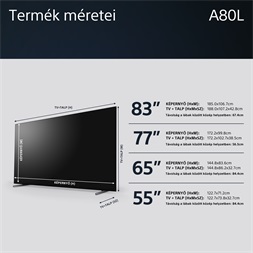 Sony 55" XR55A80LAEP 4K UHD Smart OLED TV