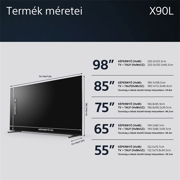 Sony 55" XR55X90LAEP 4K UHD Smart LED TV