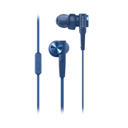 Sony MDRXB55APL Extra Bass mikrofonos kék fülhallgató