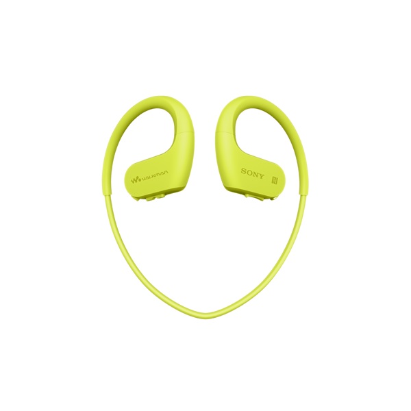 Sony NWWS623G Bluetooth lime-zöld sport fülhallgató headset és 4GB MP3 lejátszó