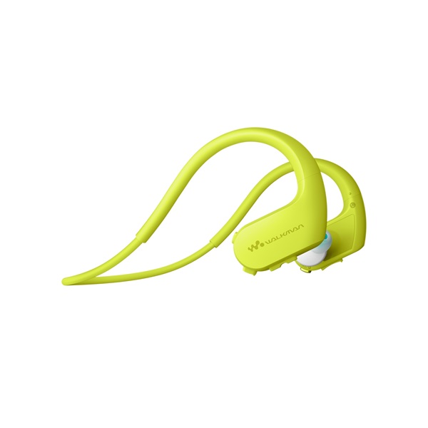 Sony NWWS623G Bluetooth lime-zöld sport fülhallgató headset és 4GB MP3 lejátszó