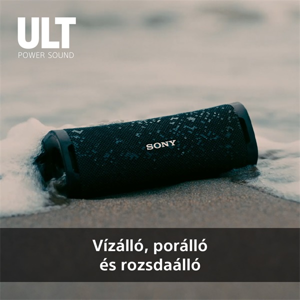 Sony SRSULT10B.CE7 ULT FIELD 1 hordozható vezeték nélküli fekete Bluetooth hangszóró