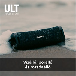 Sony SRSULT10B.CE7 ULT FIELD 1 hordozható vezeték nélküli fekete Bluetooth hangszóró