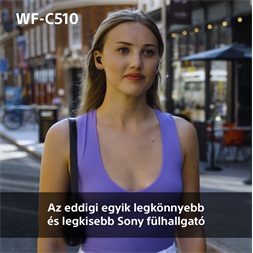 Sony WFC510B.CE7 True Wireless Bluetooth fekete fülhallgató