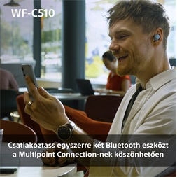 Sony WFC510B.CE7 True Wireless Bluetooth fekete fülhallgató