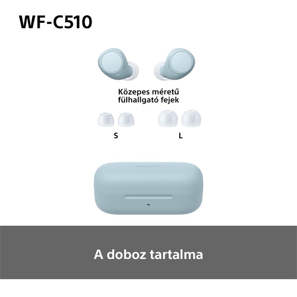 Sony WFC510L.CE7 True Wireless Bluetooth kék fülhallgató