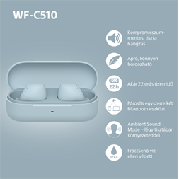 Sony WFC510L.CE7 True Wireless Bluetooth kék fülhallgató