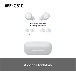 Sony WFC510W.CE7 True Wireless Bluetooth fehér fülhallgató