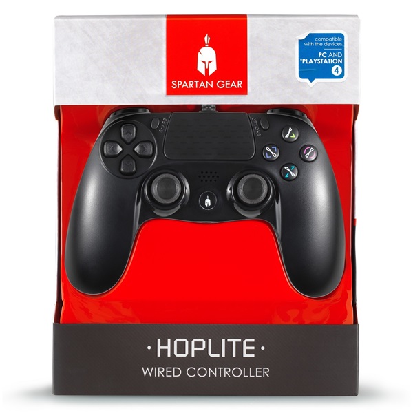 Spartan Gear 2807574 Hoplite PS4 vezetékes fekete kontroller