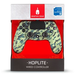 Spartan Gear 2807576 Hoplite PS4 vezetékes terepmintás zöld kontroller