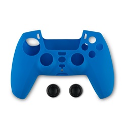 Spartan Gear 2808148 PS5 kontroller szilikon skin kék + thumb grips