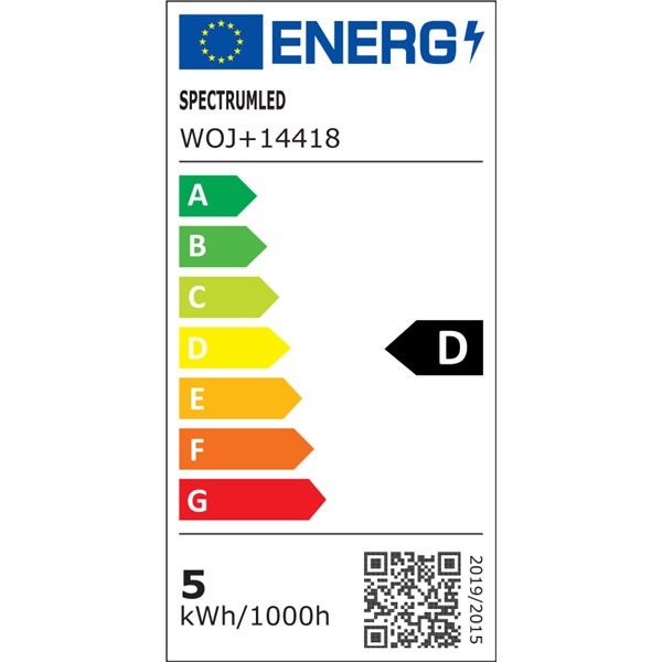 SpectrumLED Smart COG üveg/5W/560Lm/CCT+DIM/IP20/E27 WiFi LED körte led fényforrás