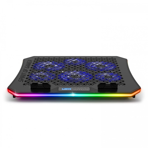 Spirit of Gamer AIRBLADE 1200 RGB 17"-ig notebook hűtőpad