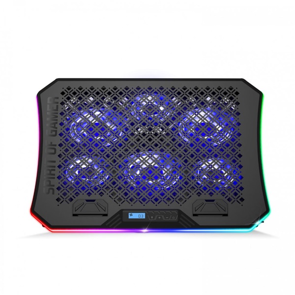 Spirit of Gamer AIRBLADE 1200 RGB 17"-ig notebook hűtőpad