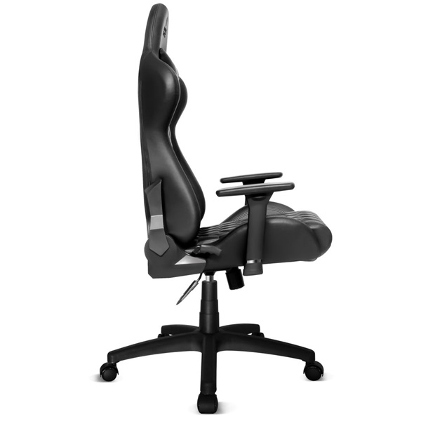 Spirit of Gamer BLACKHAWK Leather fekete bőr gamer szék