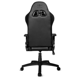 Spirit of Gamer BLACKHAWK Leather fekete bőr gamer szék