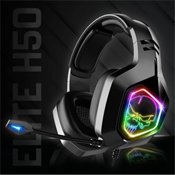 Spirit of Gamer ELITE H50 RGB fekete gamer headset