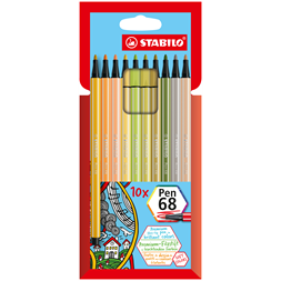 Stabilo Pen 68 10 db/csomag rostirón készlet