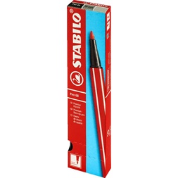 Stabilo Pen 68 10db/csomag fekete rostirón