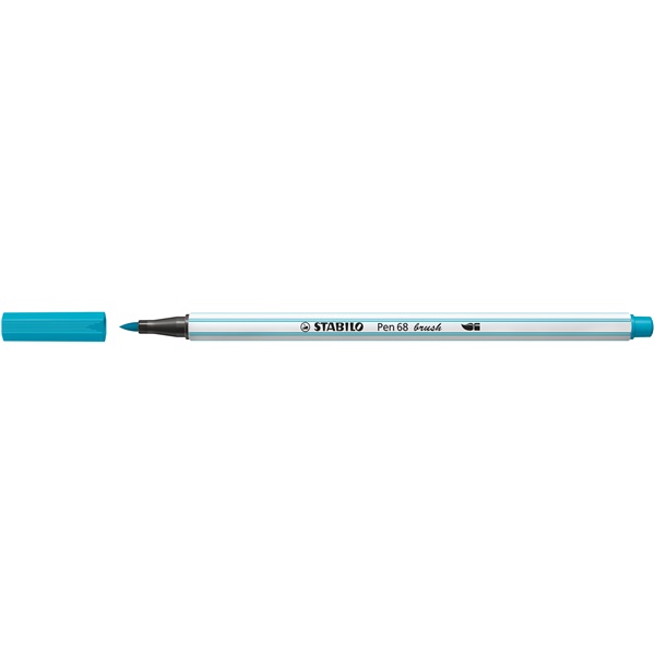 Stabilo Pen 68 brush baba kék ecsetfilc