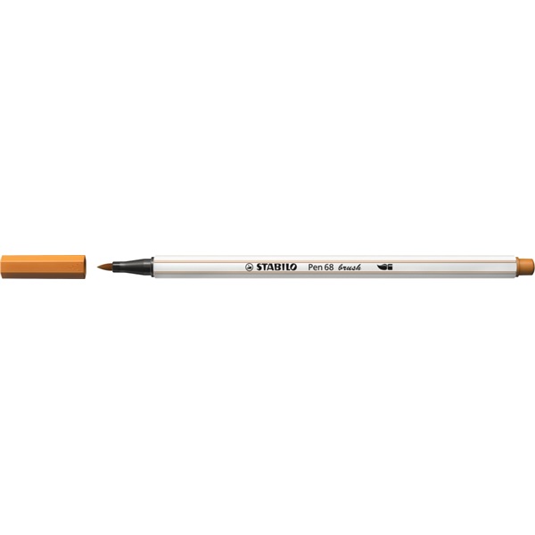 Stabilo Pen 68 brush okkersárga ecsetfilc