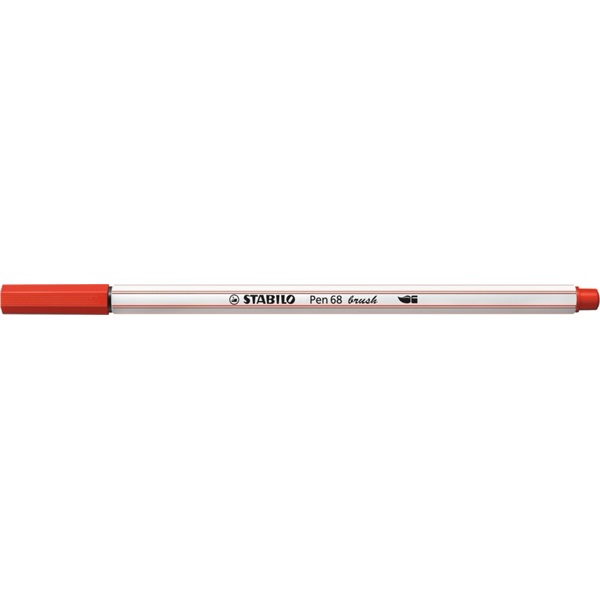 Stabilo Pen 68 brush piros ecsetfilc