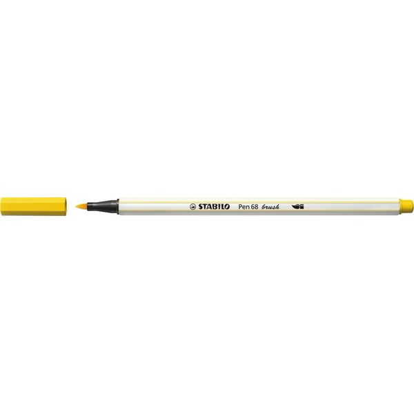 Stabilo Pen 68 brush sárga ecsetfilc