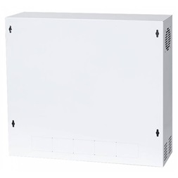 Stalflex CR19-2U-130-W 19" 2U 130 mm mély fehér fém ajtós fém szekrény