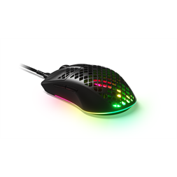 SteelSeries Aerox 3 (2022) Onyx fekete optikai gamer egér