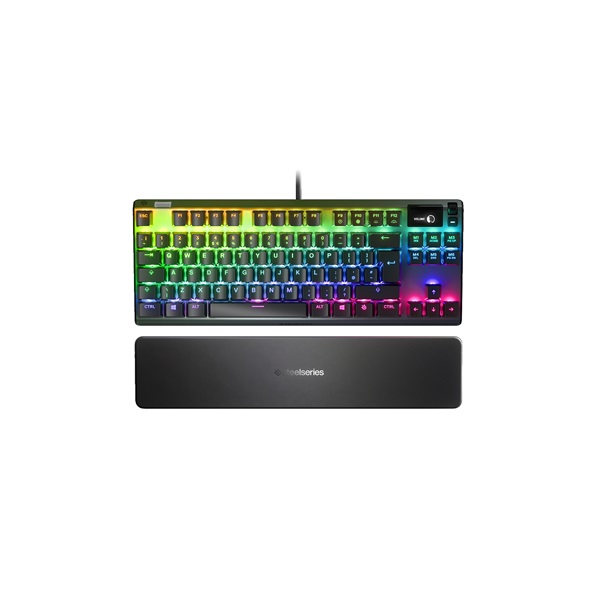 SteelSeries Apex 7 TKL (Brown Switch) UK fekete gamer billentyűzet