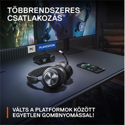 SteelSeries Arctis Nova Pro Wireless X fekete gamer headset