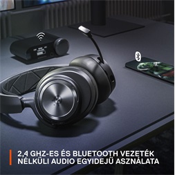 SteelSeries Arctis Nova Pro Wireless X fekete gamer headset