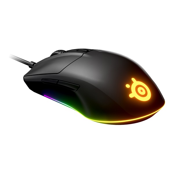 SteelSeries Rival 3 fekete optikai gamer egér