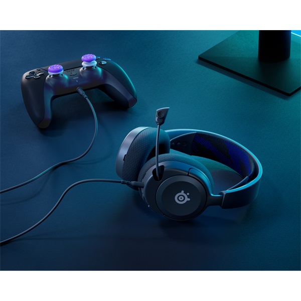 Steelseries Arctis Nova 1P fekete gamer headset