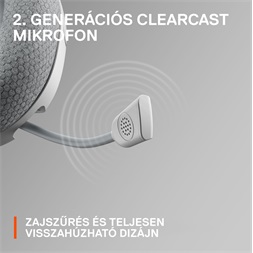 Steelseries Arctis Nova 1 fehér gamer headset