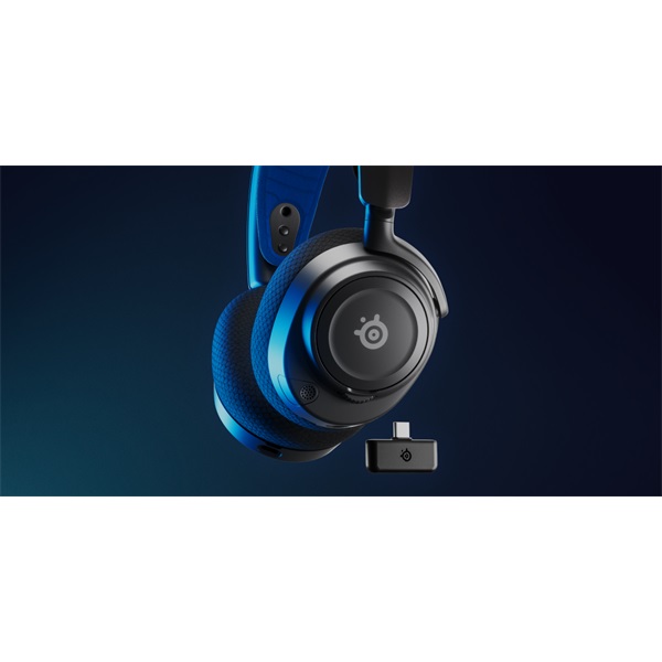 Steelseries Arctis Nova 7P vezeték nélküli kék-fekete gamer headset