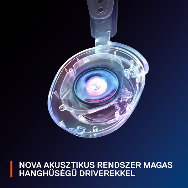 Steelseries Arctis Nova 7P vezeték nélküli kék-fekete gamer headset