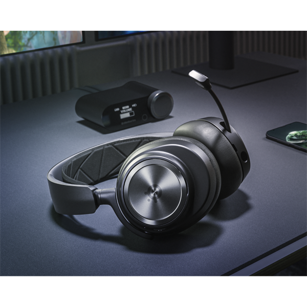 Steelseries Arctis Nova Pro vezeték nélküli fekete gamer headset