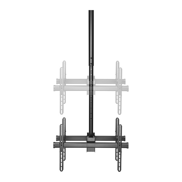 Stell SHO 3910 Dual 40"-70" VESA 600x400 dönthető, forgatható mennyezeti TV tartó