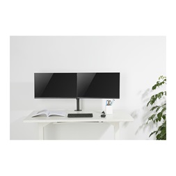 Stell SOS 1020 13"-27" VESA 100x100 Dual asztali monitor tartó konzol