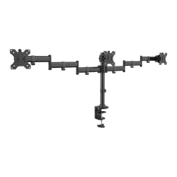 Stell SOS 1030 13"-27" VESA 100x100 Triple asztali monitor tartó konzol