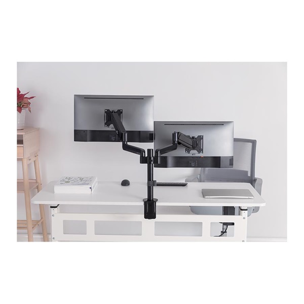 Stell SOS 2122 17"-32" kétkaros asztali monitor tartó konzol