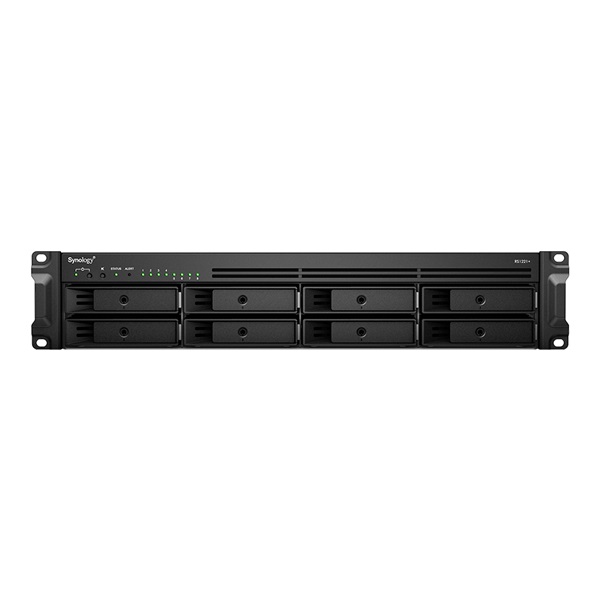 Synology RS1221RP+ (4G) 8x SSD/HDD 2U redundáns tápegységes rackbe szerelhető NAS