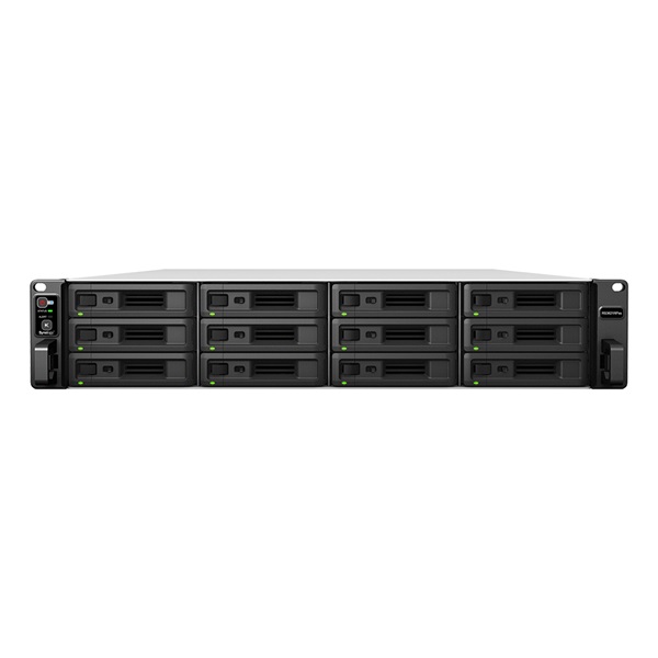 Synology RS3621RPXS 12x SSD/HDD 2U redundáns tápegységes rackbe szerelhető NAS