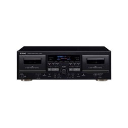 TEAC W-1200 fekete kétkazettás magnó deck