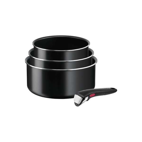 TEFAL L1539443 INGENIO Easy Cook & Clean Black 4 db-os edénykészlet