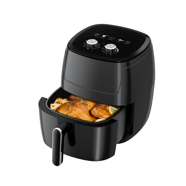 TOO AF-110B-1350 W fekete 5,2 L forrólevegős sütő (air fryer/airfryer)