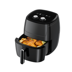 TOO AF-110B-1350 W fekete 5,2 L forrólevegős sütő (air fryer/airfryer)