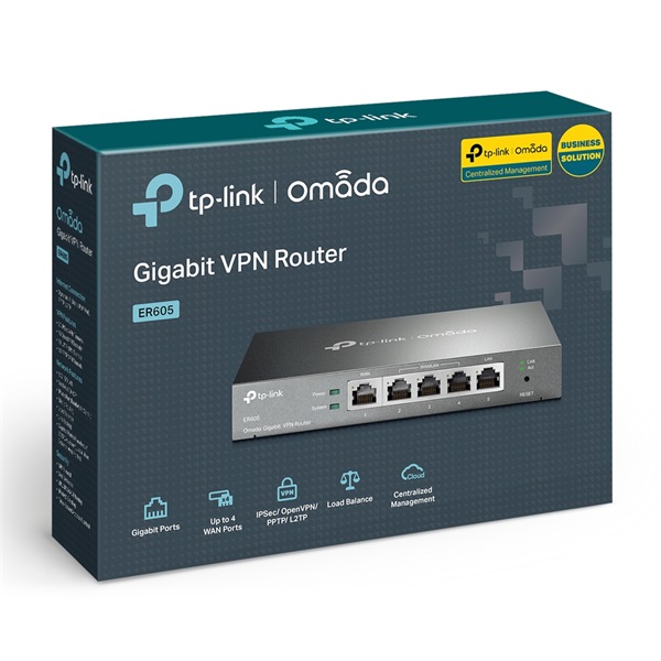 TP-Link ER605 Omada Gigabit Multi-WAN VPN Router